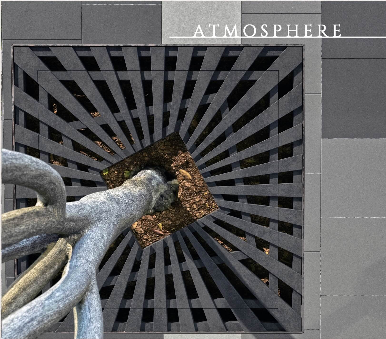 Приствольная решетка для дерева ZKING ATMOSPHERE 1.2х1.2м Черная в Биробиджане фото