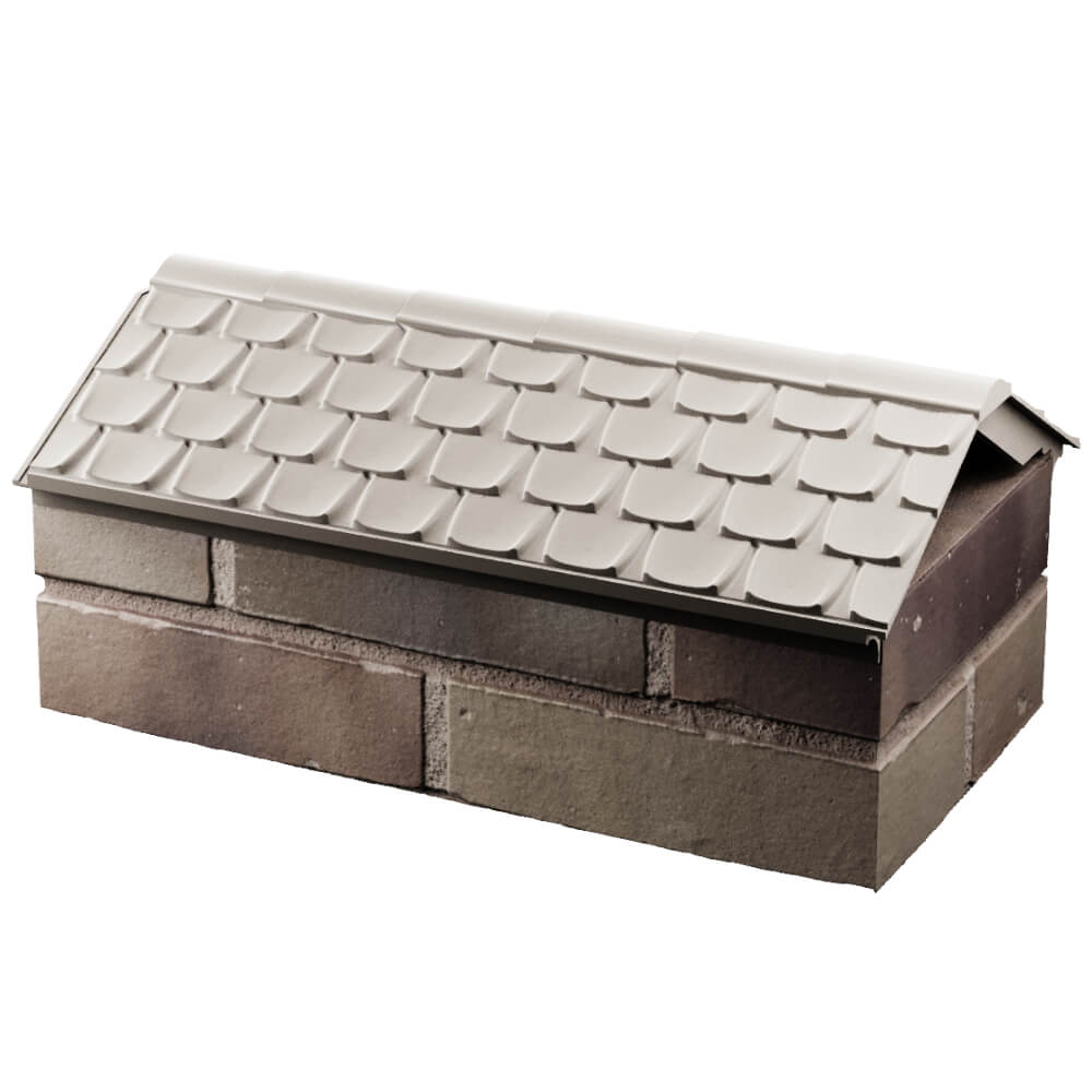 Парапет Zking Эльбрус Бежевый с посадкой на 1 кирпич (255мм) в Биробиджане фото