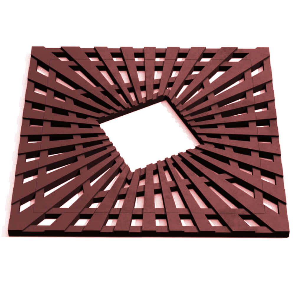 Приствольная решетка для дерева ZKING ATMOSPHERE 1.2х1.2м Коричневая Биробиджан фото