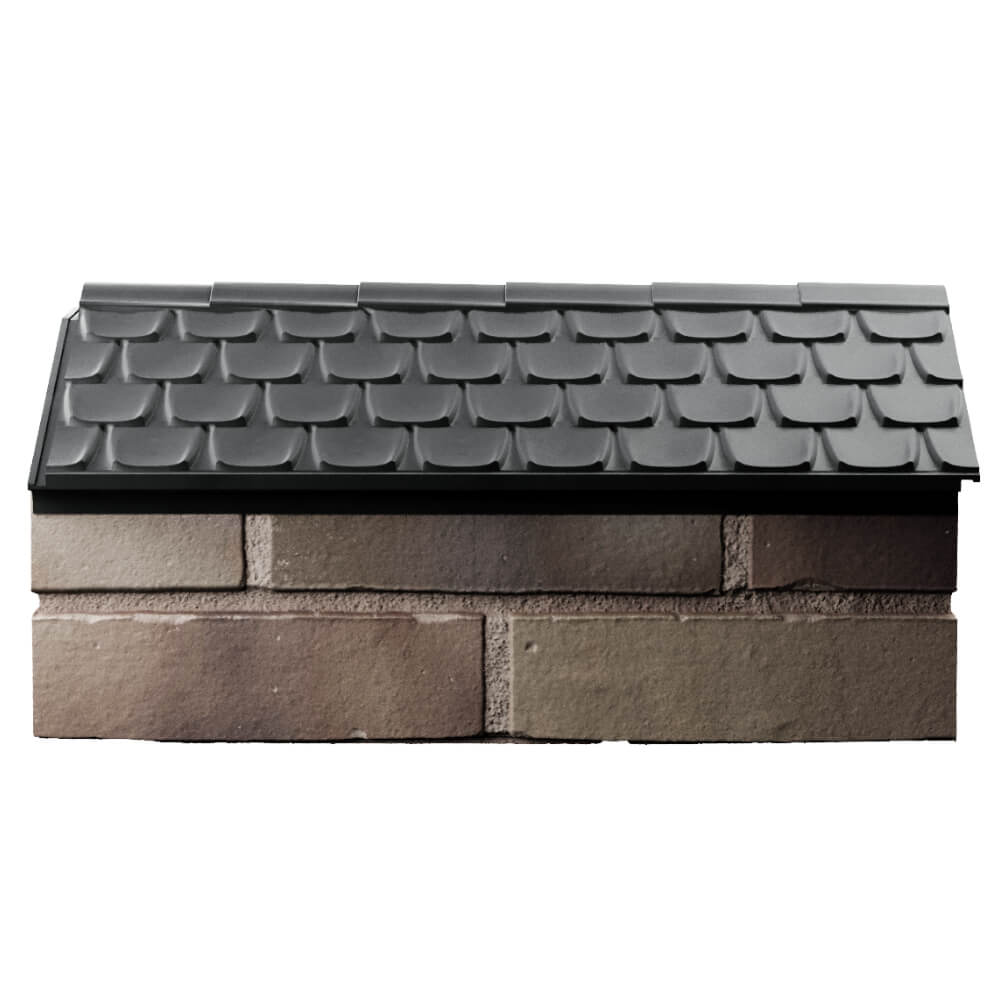 Парапет Zking Эльбрус Серый с посадкой на 1 кирпич (255мм) в Биробиджане фото