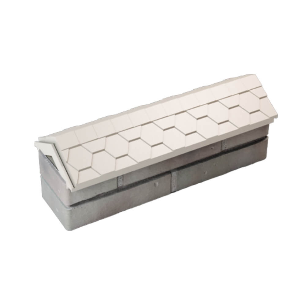 Парапет Zking Эверест Бежевый с посадкой на 0.5 кирпича (130мм) в Биробиджане фото