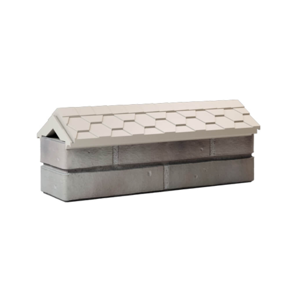 Парапет Zking Эверест Бежевый с посадкой на 0.5 кирпича (130мм) Биробиджан фото