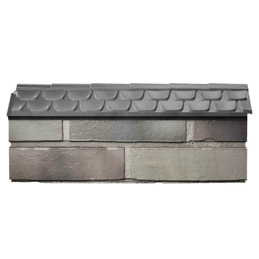Парапет Zking Эльбрус Серый с посадкой на 0.5 кирпича (130мм) в Биробиджане фото