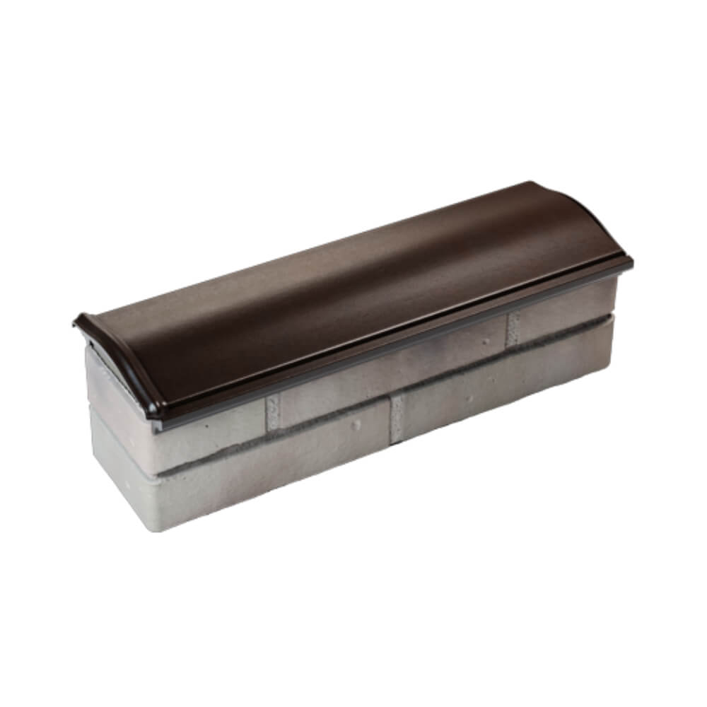 Парапет Zking Монблан Коричневый посадка на 0.5 кирпича (130мм) в Биробиджане фото