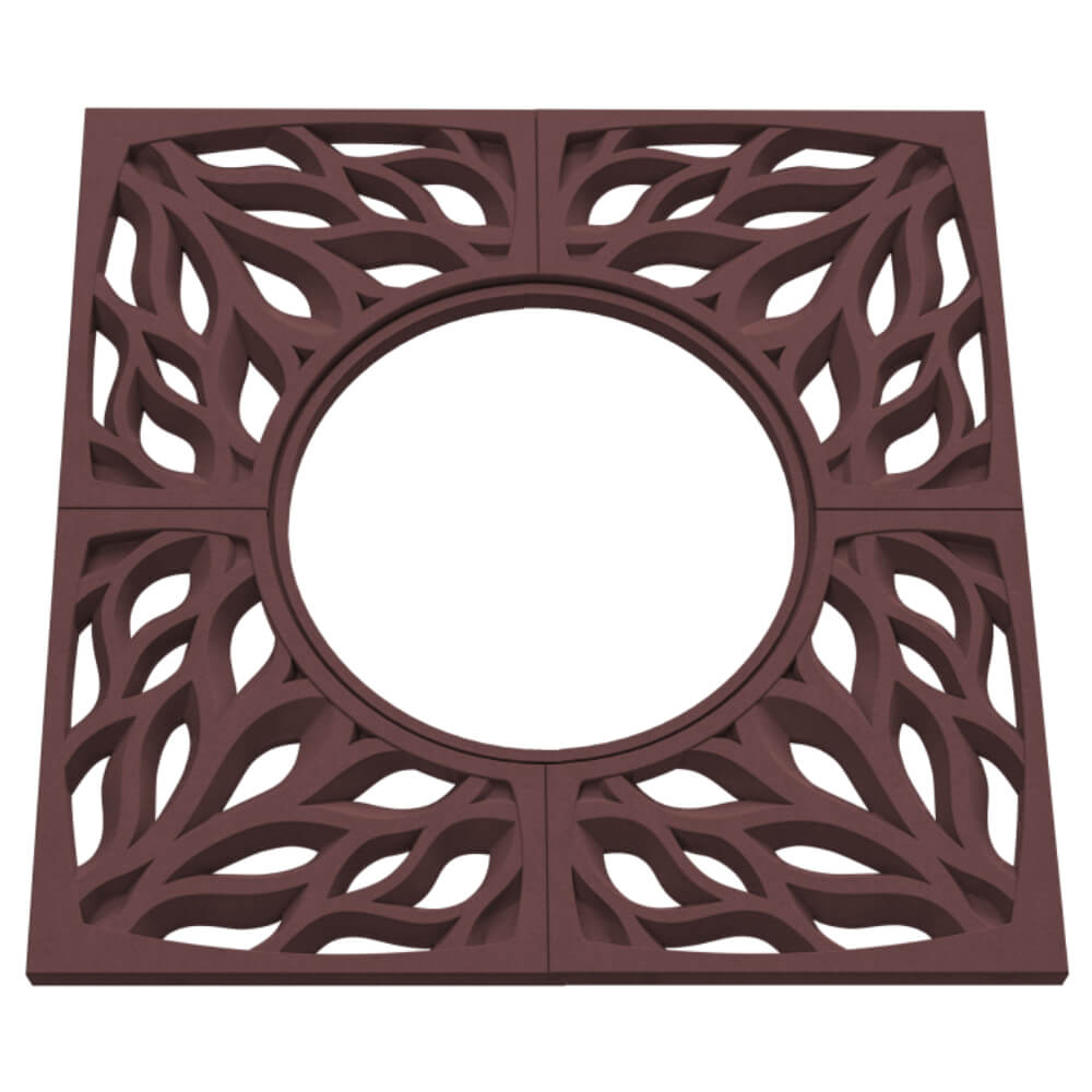 Приствольная решетка для дерева ZKING CRUST 1.2х1.2м Коричневая в Биробиджане фото