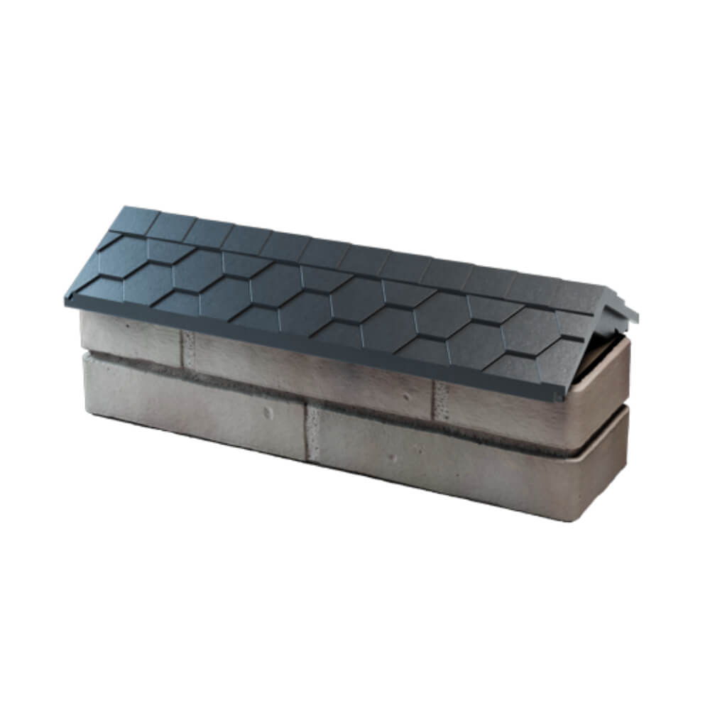 Парапет Zking Эверест Серый с посадкой на 0.5 кирпича (130мм) в Биробиджане фото