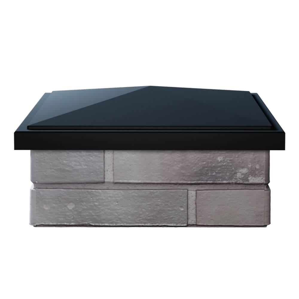 Колпак Zking БонаМоно Черный на столб 1.5х1.5 кирпича (385х385, 400х400мм) Биробиджан фото