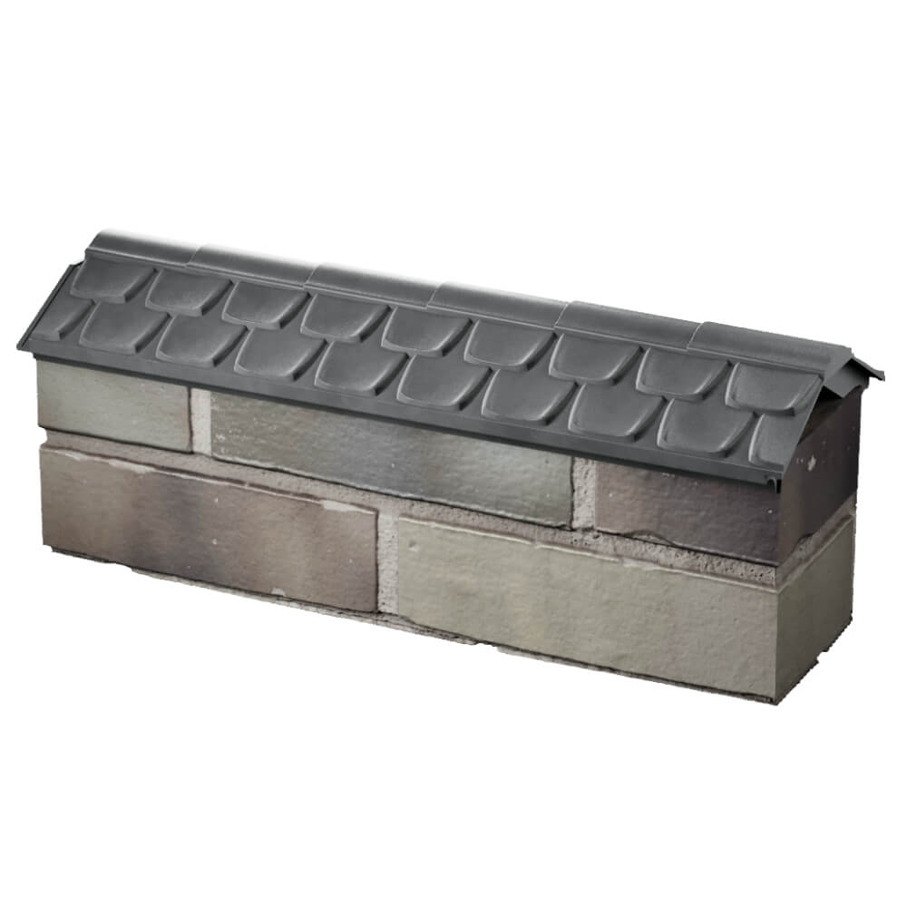 Парапет Zking Эльбрус Серый с посадкой на 0.5 кирпича (130мм) в Биробиджане фото