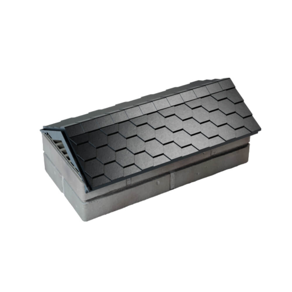 Парапет Zking Эверест Черный с посадкой на 1 кирпич (200/225/255мм) в Биробиджане фото