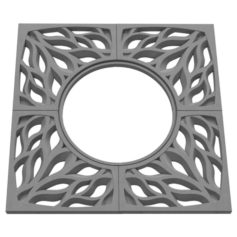 Приствольная решетка для дерева ZKING CRUST 1.2х1.2м Серая в Биробиджане фото