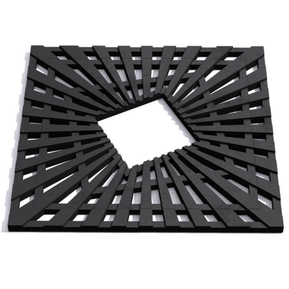 Приствольная решетка для дерева ZKING ATMOSPHERE 1.2х1.2м Черная Биробиджан фото