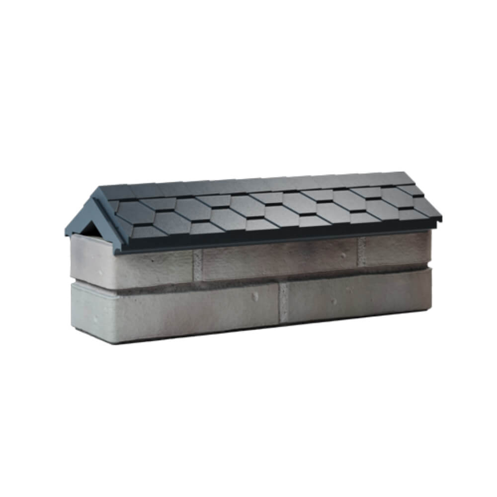 Парапет Zking Эверест Серый с посадкой на 0.5 кирпича (130мм) Биробиджан фото