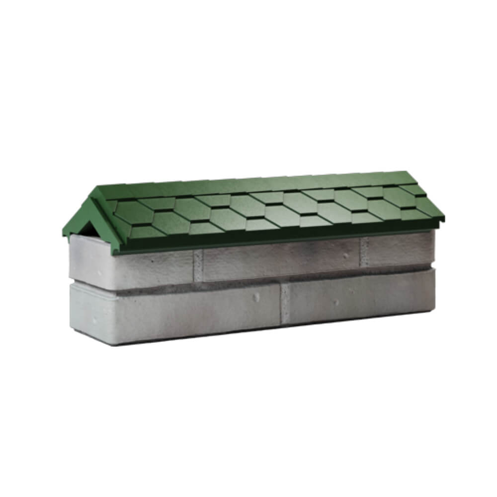 Парапет Zking Эверест Зеленый с посадкой на 0.5 кирпича (130мм) Биробиджан фото