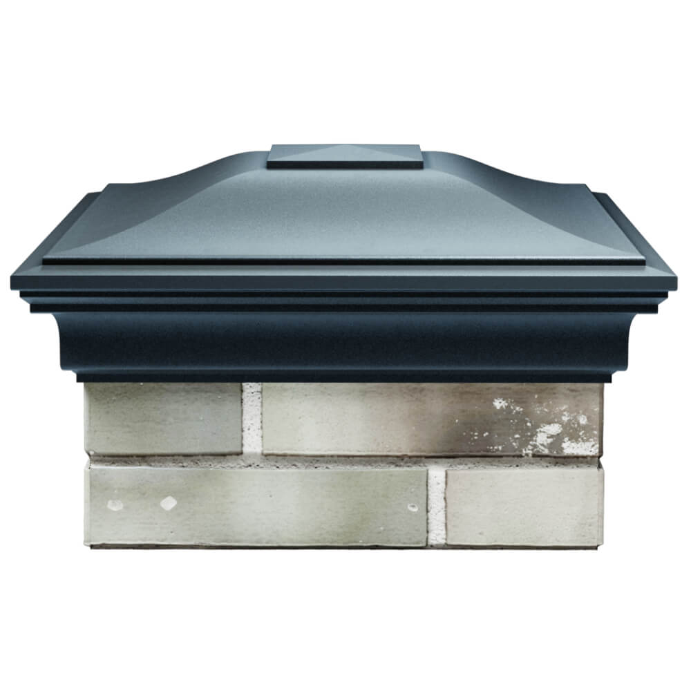 Колпак Zking Монблан Серый на столб 1.5х1.5 кирпича (385х385мм) Биробиджан фото