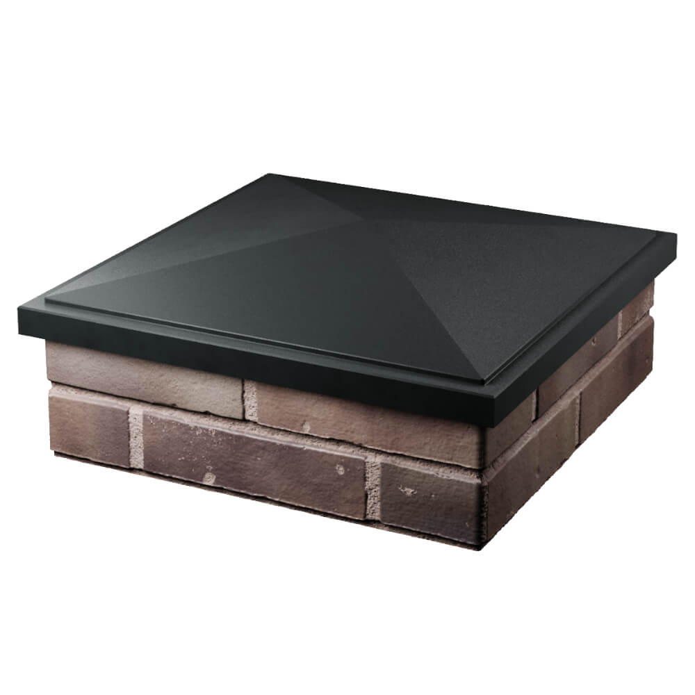 Колпак Zking БонаМоно Черный на столб 2х2 кирпича (515х515, 530х530мм) в Биробиджане фото