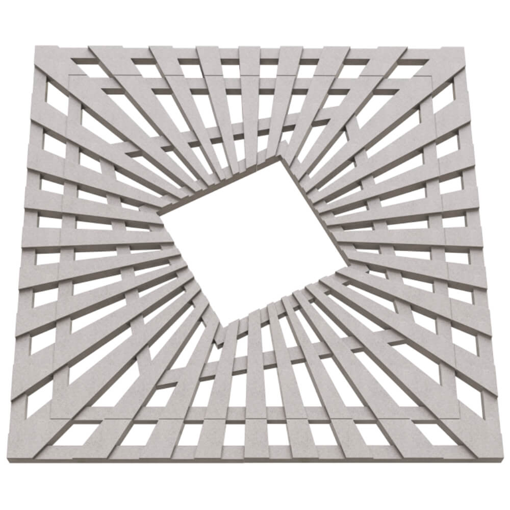 Приствольная решетка для дерева ZKING ATMOSPHERE 1.2х1.2м Бежевая в Биробиджане фото