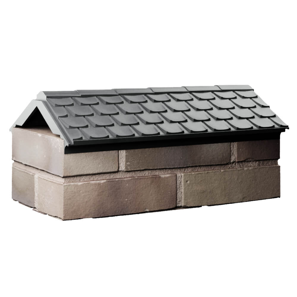 Парапет Zking Эльбрус Серый с посадкой на 1 кирпич (255мм) Биробиджан фото
