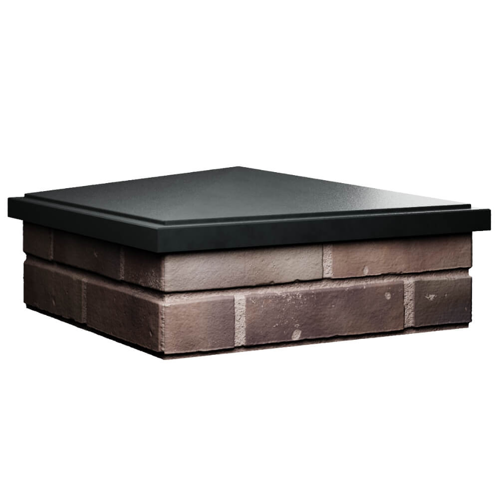 Колпак Zking БонаМоно Черный на столб 2х2 кирпича (515х515, 530х530мм) в Биробиджане фото