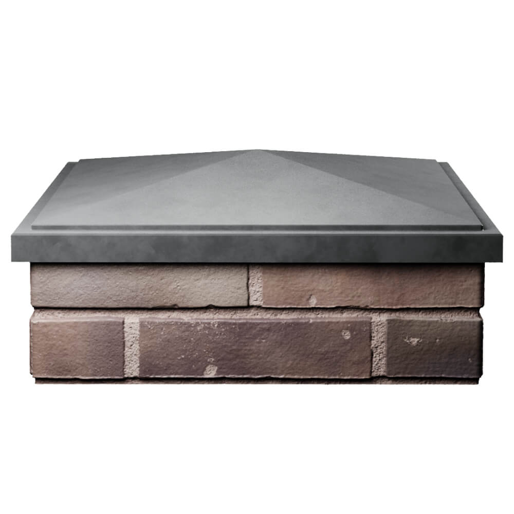 Колпак Zking БонаМоно Серый на столб 2х2 кирпича (515х515, 530х530мм) Биробиджан фото