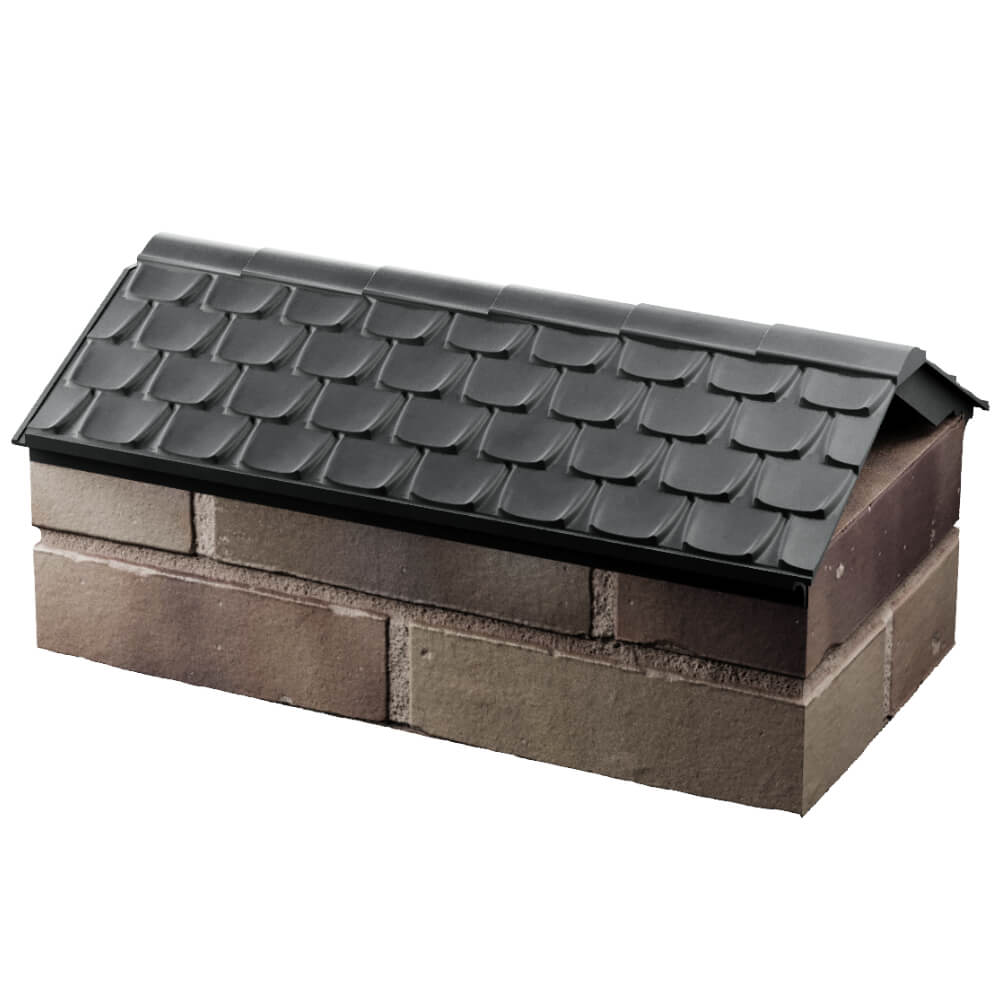 Парапет Zking Эльбрус Серый с посадкой на 1 кирпич (255мм) в Биробиджане фото