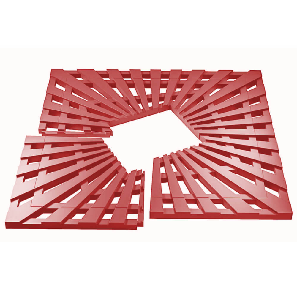 Приствольная решетка для дерева ZKING ATMOSPHERE 1.2х1.2м Красная в Биробиджане фото