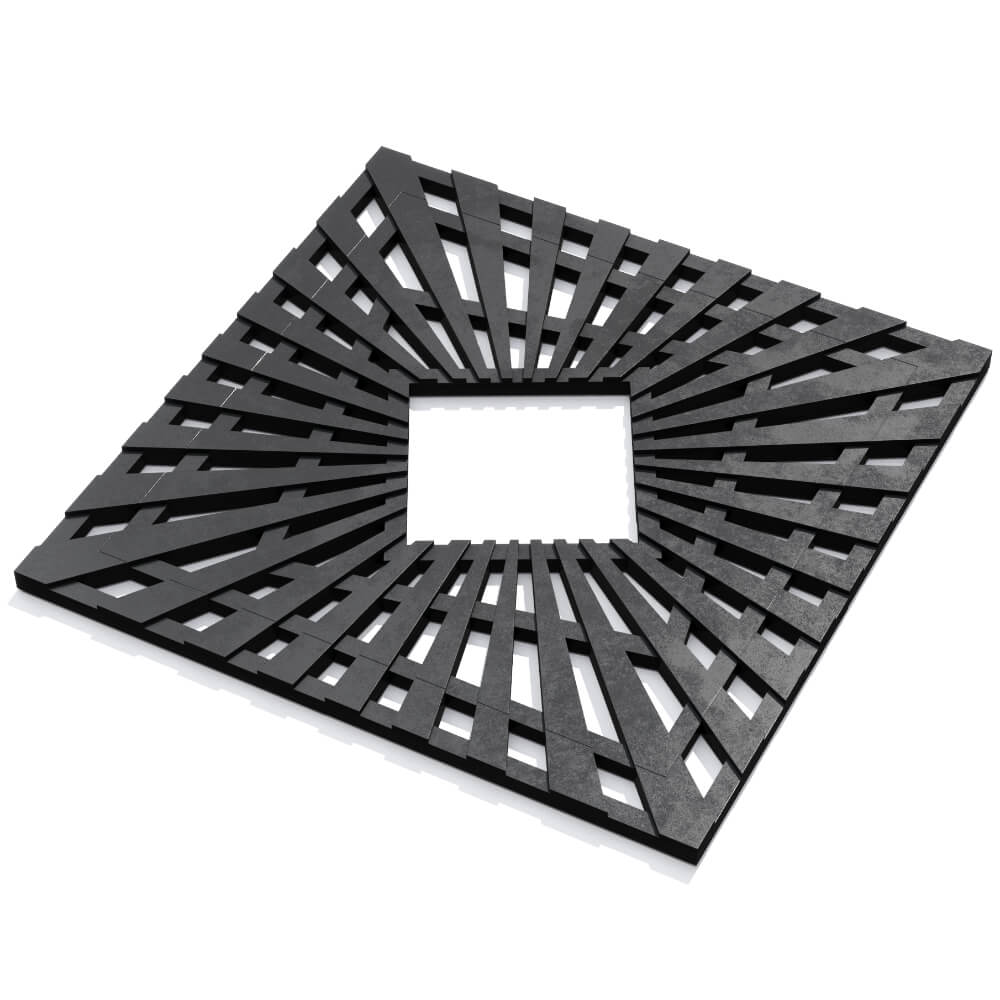 Приствольная решетка для дерева ZKING ATMOSPHERE 1.2х1.2м Черная в Биробиджане фото