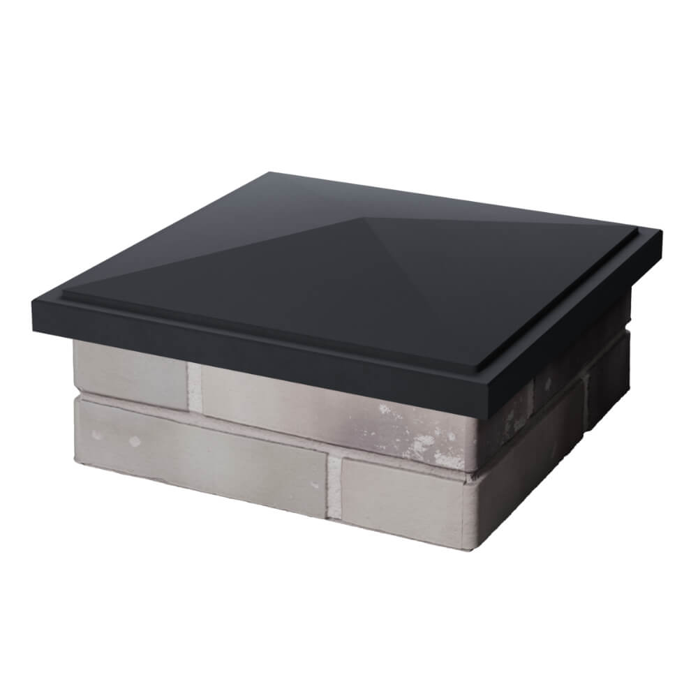 Колпак Zking БонаМоно Серый на столб 1.5х1.5 кирпича (385х385, 400х400мм) в Биробиджане фото