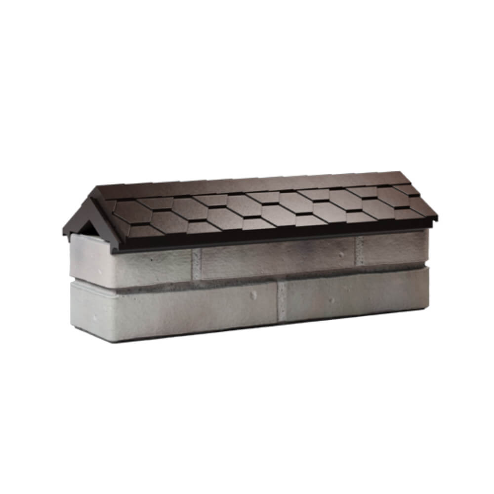 Парапет Zking Эверест Коричневый с посадкой на 0.5 кирпича (130мм) Биробиджан фото