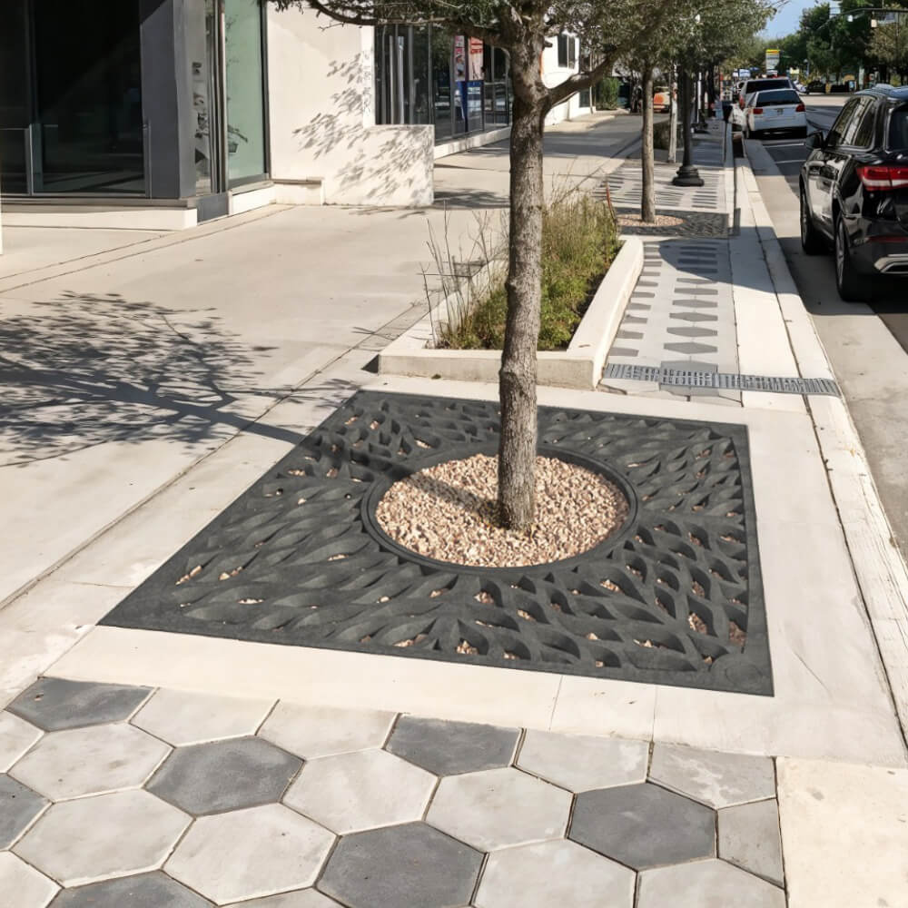 Приствольная решетка для дерева ZKING CRUST 2х2м Черная в Биробиджане фото