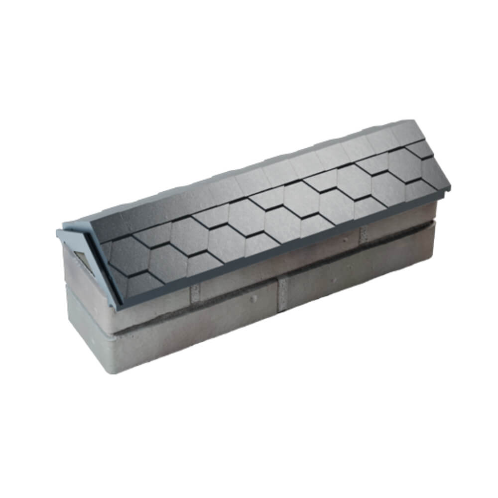 Парапет Zking Эверест Серый с посадкой на 0.5 кирпича (130мм) в Биробиджане фото